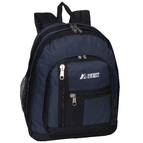 30 Pieces of Double Main Compartment Backpack In Navy