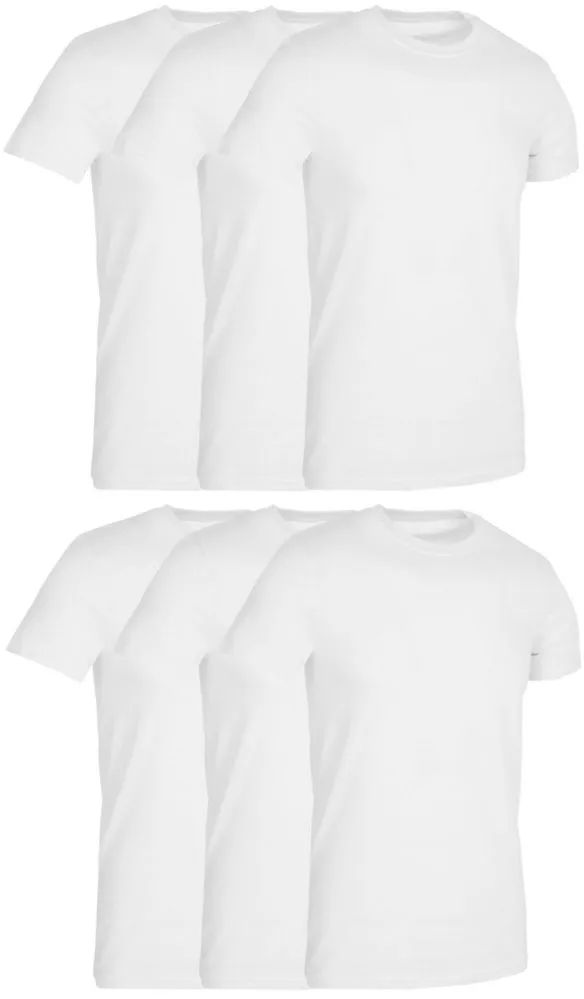 12 Wholesale Men's Cotton Short Sleeve T-Shirt Size 3X-Large - White