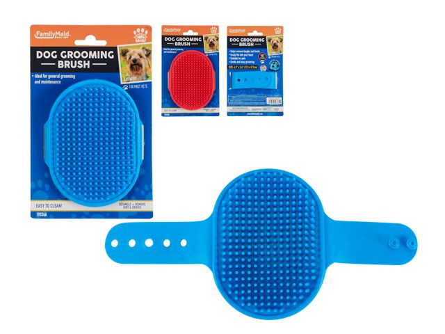 96 Pieces of Dog Grooming Brush 4.72 Inches X 3.35 Inches Red, Blue