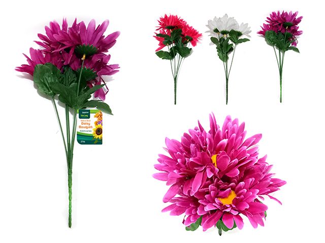 144 Pieces of 7-Head Daisy Flower Bouquet