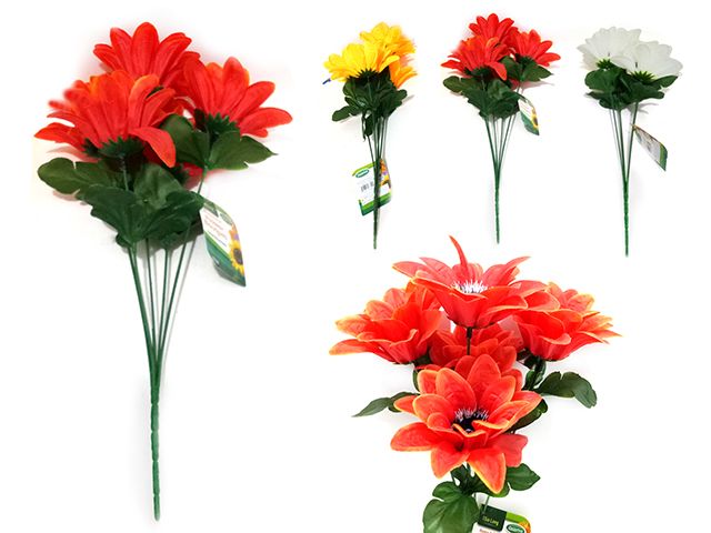 144 Pieces of 5-Head Flower Bouquet
