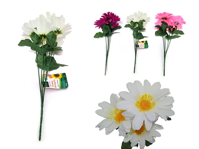 144 Pieces of 5-Head Daisy Flower Bouquet