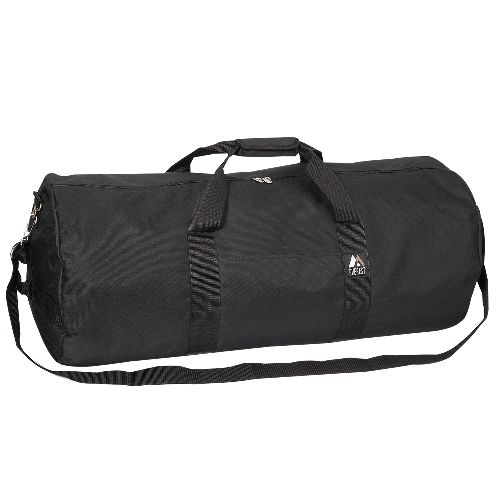 40 Wholesale 30 Inch Round Duffel Bag In Black