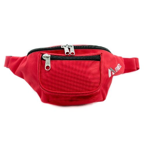 50 Pieces Signature Waist Pack In Red - Fanny Pack - at - alltimetrading.com