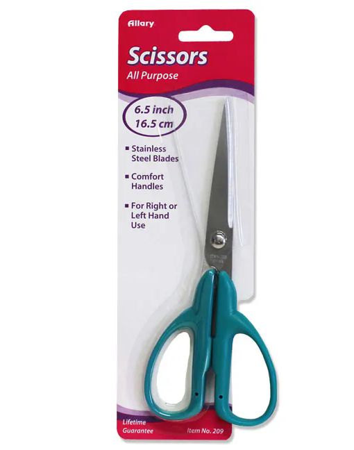 144 Pieces All Purpose Scissors, 6.5 Inches - Scissors