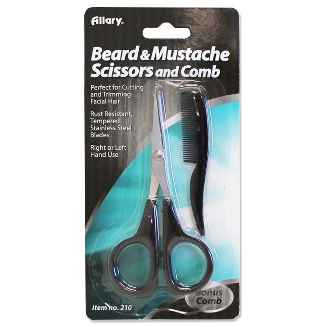 144 Pieces of Beard & Mustache Scissors And Comb