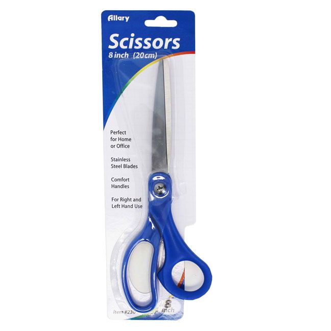 144 Wholesale Stationery Scissors, 8"