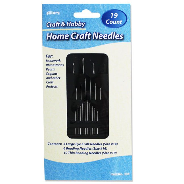300 Pieces of Home Craft Hand Needles, 19 Ct.