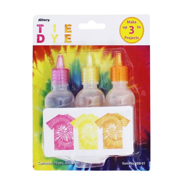 144 Pieces of Tie Dye Kit, Pink, Yellow, And Orange