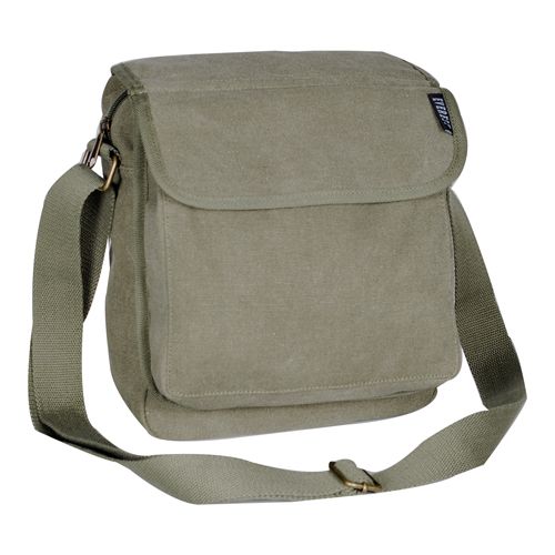 TopTie Custom Canvas Messenger Bag with Logo, Add Name on Shoulder Bag for  Daily Use, Personalized Gift
