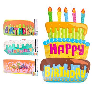 36 Wholesale Cutout Jointed Birthday Cake