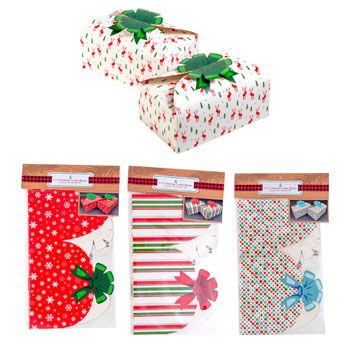 48 Wholesale Cookie Box 2pk W/built In Bow