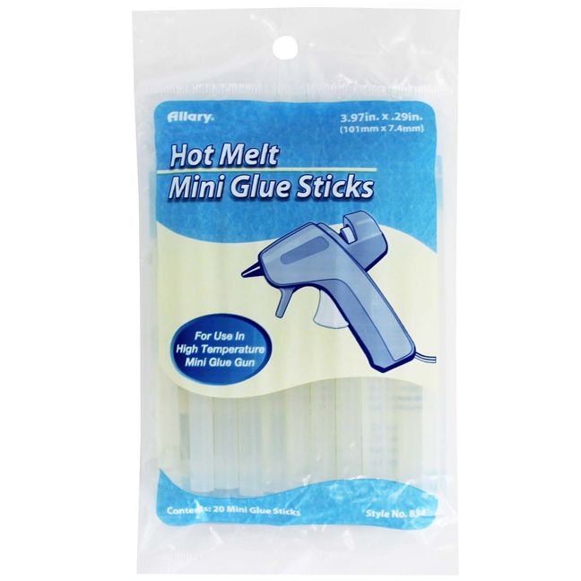 144 Pieces of Dual Temp Mini Glue Sticks, 3.97" X .29", 16 Count