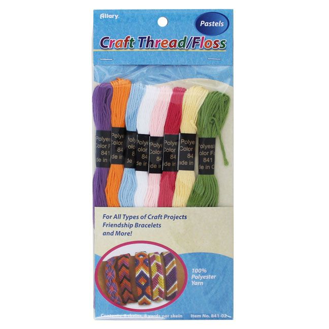 144 Pieces of Embroidery Floss, Light Color Assortment