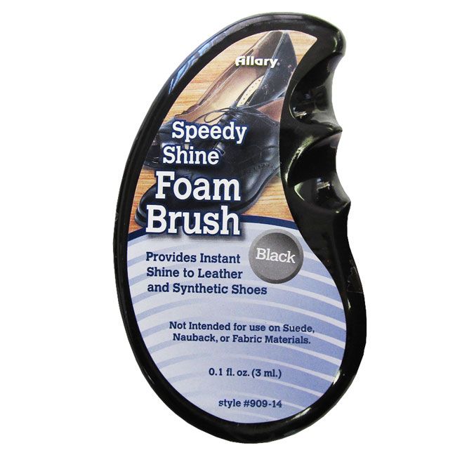 72 Wholesale Speedy Shine Foam Brush, Black