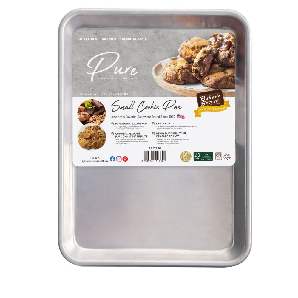 12 pieces of Baker's Secret 13 Inch Pure Natural Aluminum Cookie Pan C/p 12