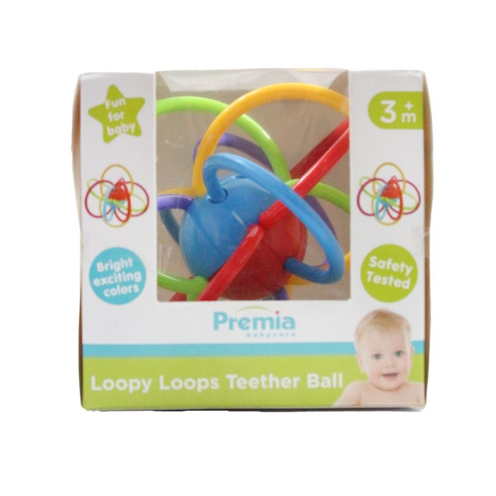 24 pieces Premia Baby Loopy Loops Theether Ball C/p 24 - Baby Accessories