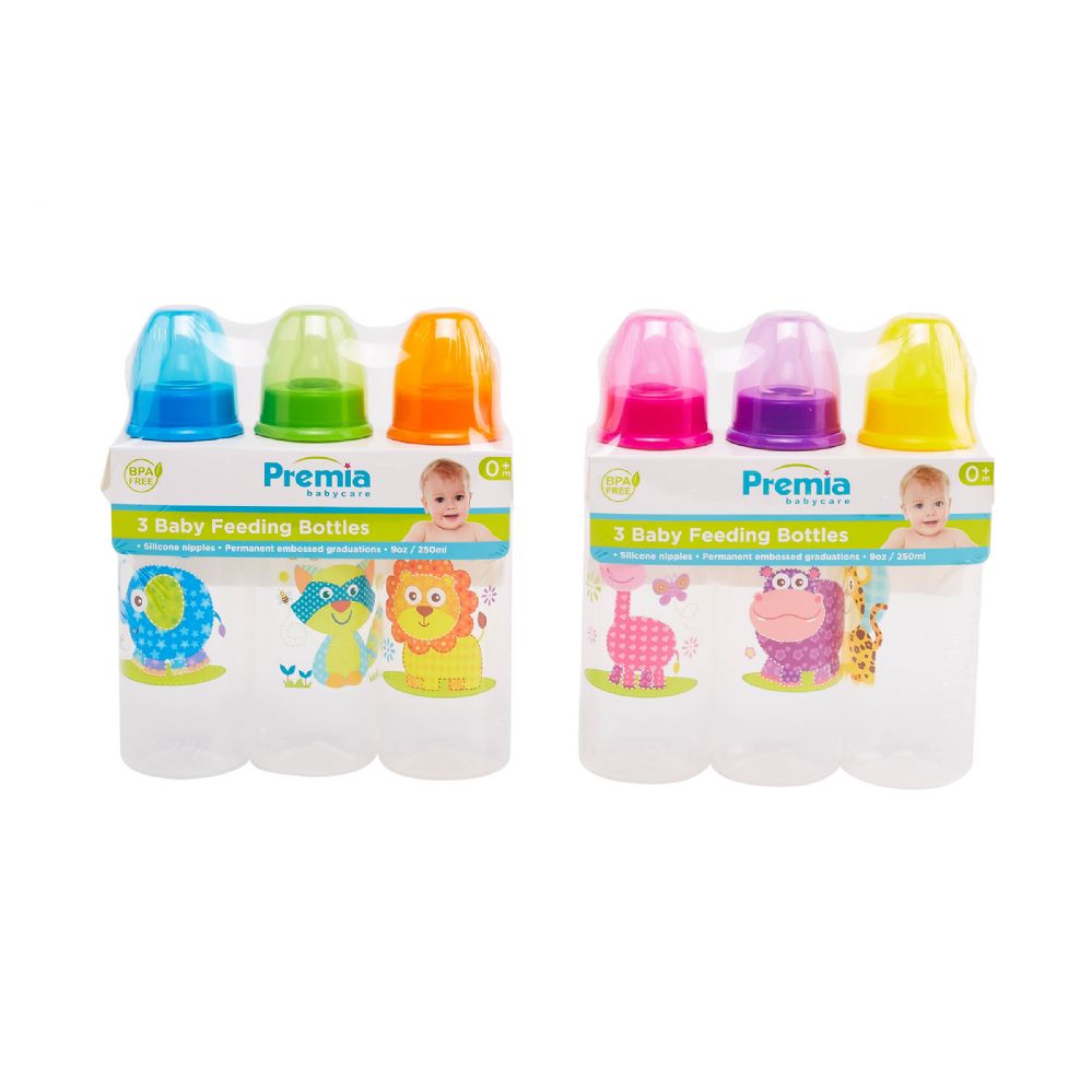 12 Pieces Premia 3pk Baby Bottle Set - Baby Bottles