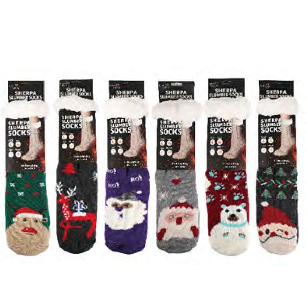72 Pieces of Christmas Santa Claus Socks Women Cotton Short Winter Socks