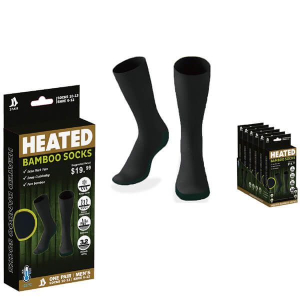 24 Pairs of Bamboo Thick Winter Waterproof Socks For Men