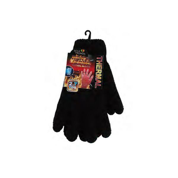 72 Pairs of Men`s Black Heated Thermal Winter Gloves