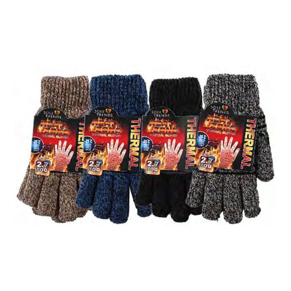 72 Pairs of Men`s Warm Winter Thermal Insulated Snowman Ski Warmth Comfort Knitted Gloves