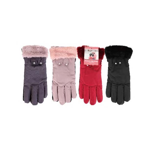 72 Wholesale Gloves Women' S Winter Short Wrist Thermal Warm Autumn