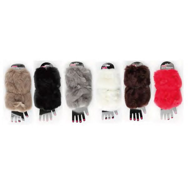 72 Wholesale Arm Warmer Faux Fur Cuffs Furry Wrist Toppers Cuffs Soft Warm Winter Usa Fashion