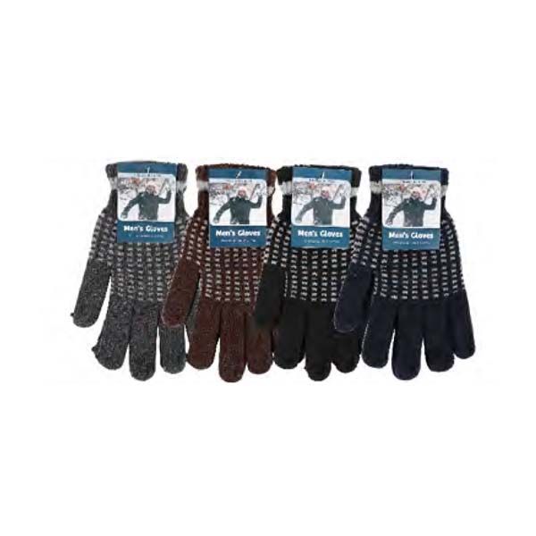 144 Pairs of Winter Knit Gloves For Men Warm Soft