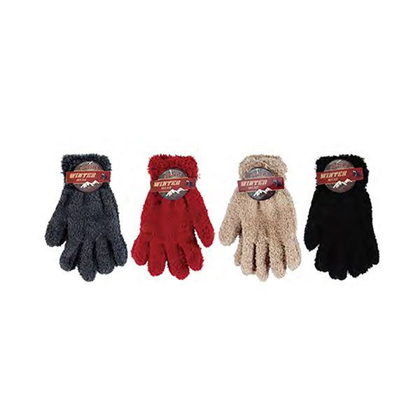 144 Pairs of Winter Wear Womens Supersoft Thermal Winter Warm Gloves Wool Insulated Stretchy Quality Wear