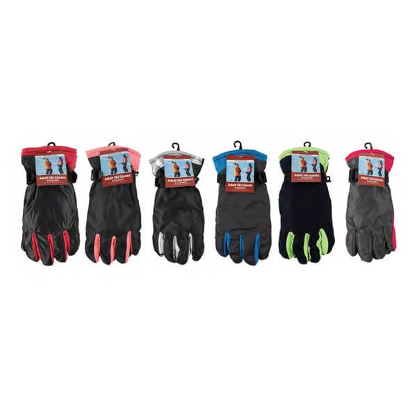 72 Pairs Multi Colored Warm And Stylish Ski Gloves - Ski Gloves