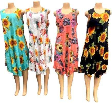 24 Pieces of Sun Flowers Summer Dresses