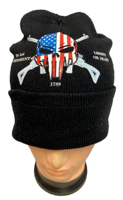 24 Wholesale 2nd Amendment Liberty Or Death Winter Hat