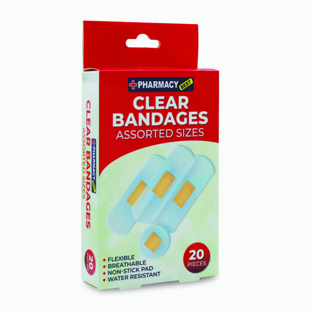 48 pieces of Pharmacy Best Bandages 20ct as