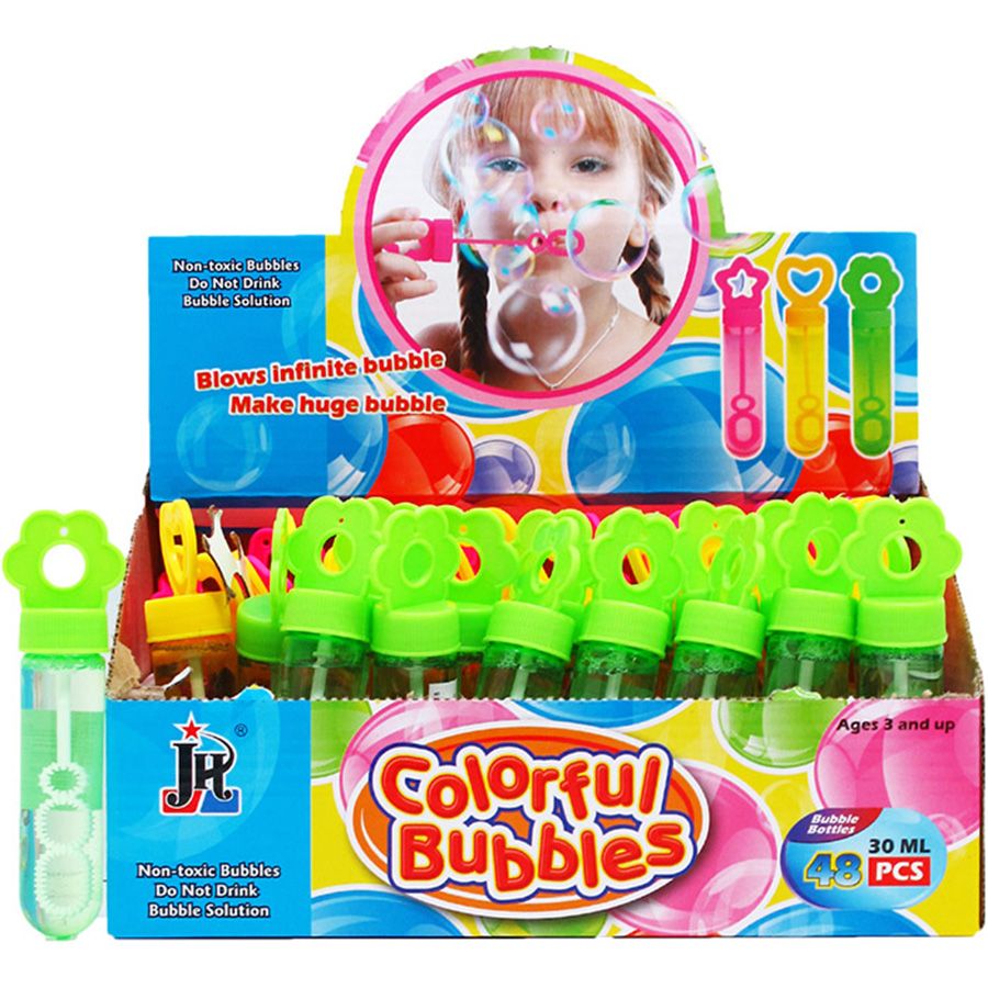 48 Wholesale Colorful Bubble Bubble Bottles