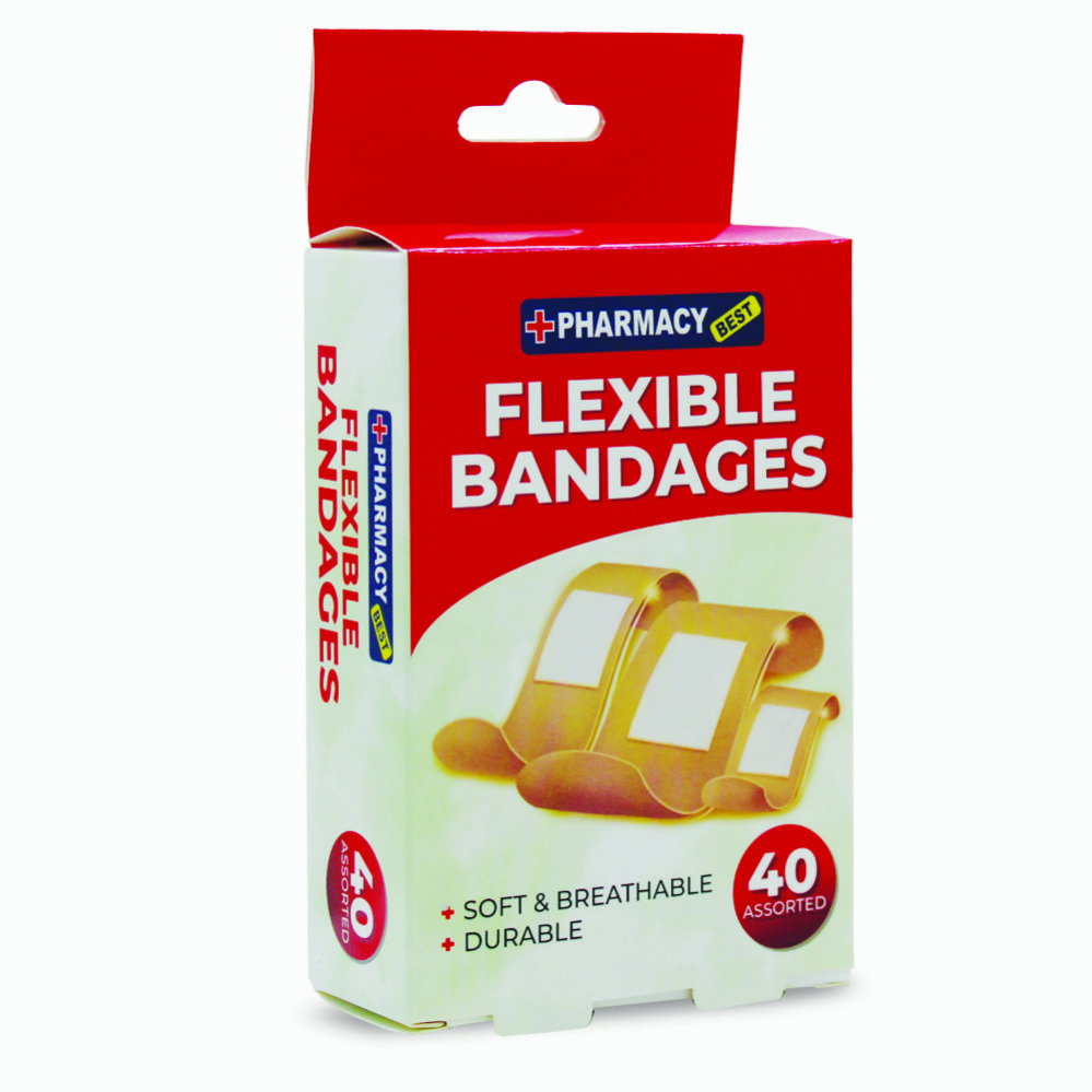 48 pieces of Pharmacy Best Bandages 40ct fl