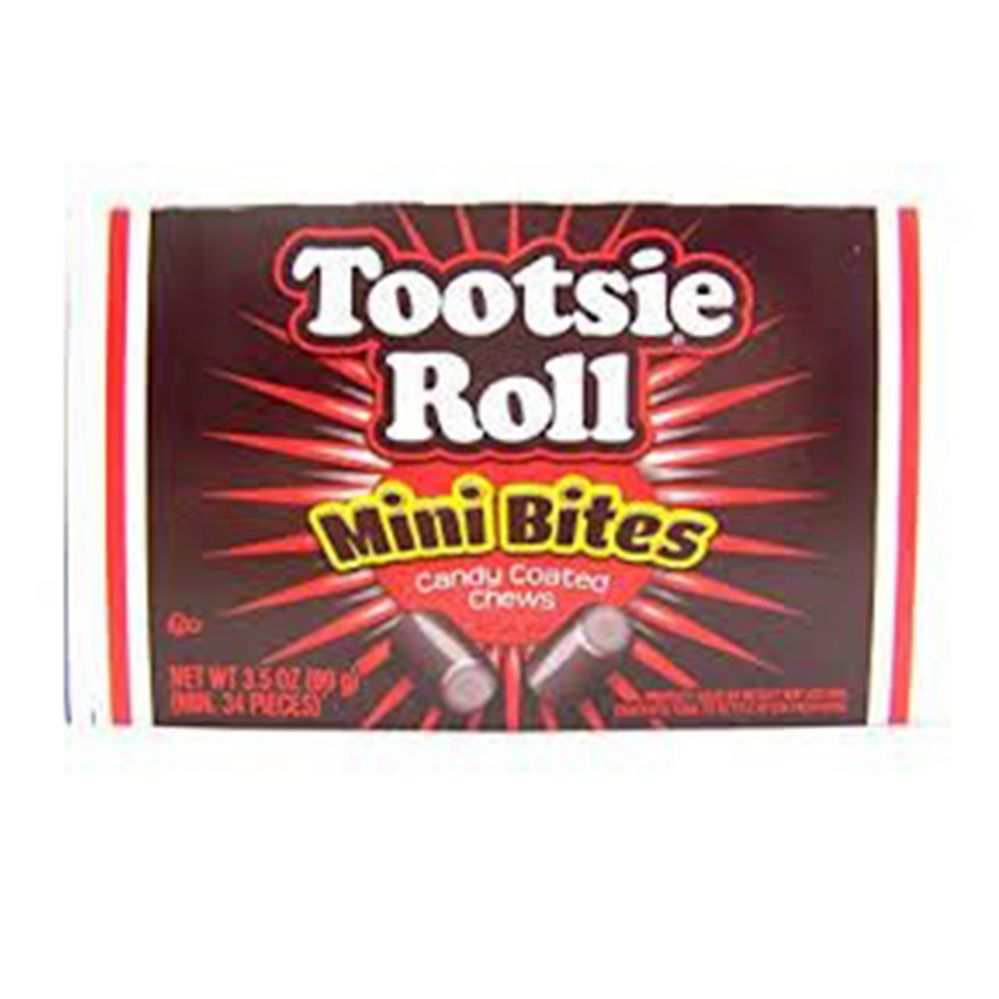 12 pieces Tootsie Roll Mini Bites 3.5 oz - Food & Beverage