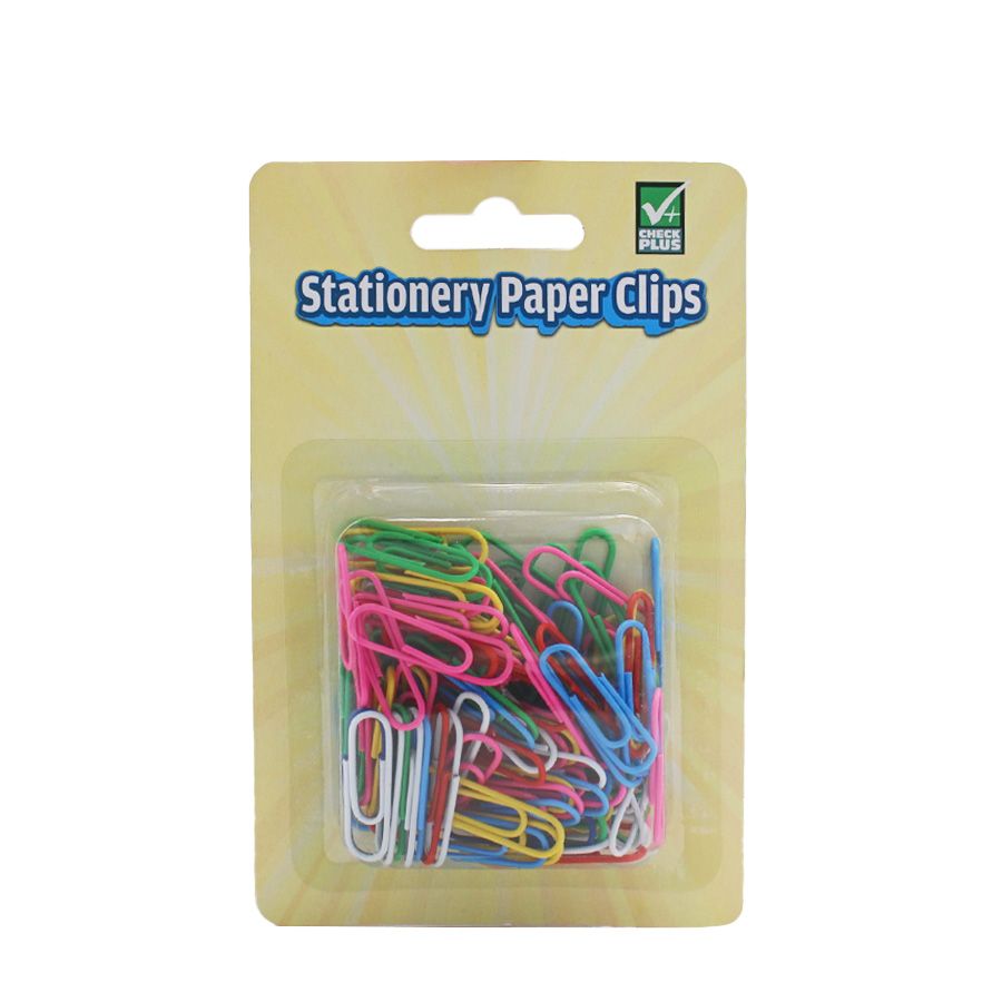 48 pieces Check Plus  100 Ct Paper Clips - Paper clips