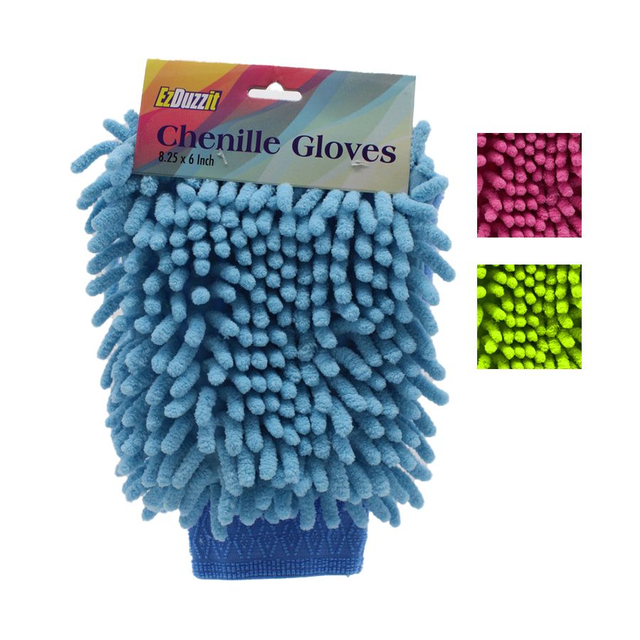 48 pieces of Ezduzzit Chenille Gloves 8.25 X 6 in