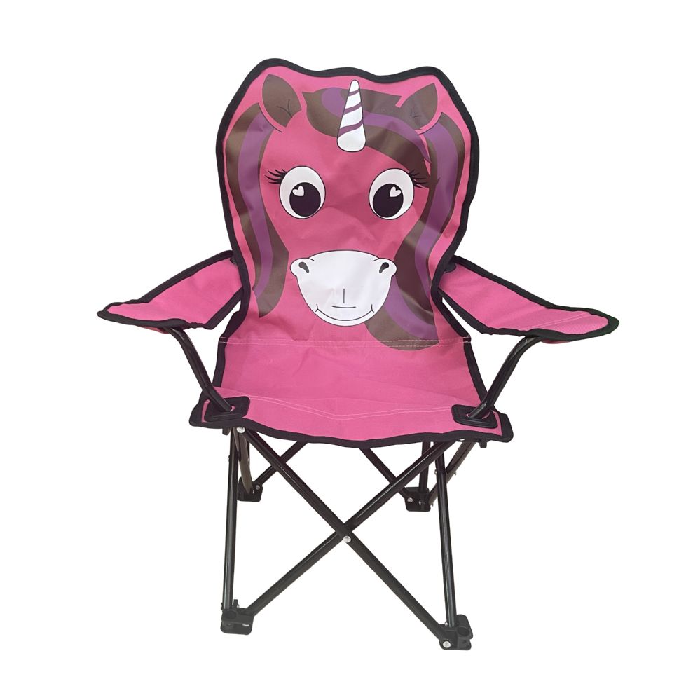 6 pieces of Eastern Outdoor Kids Camping Chair 14 X 14 X 23in Unicorn Design