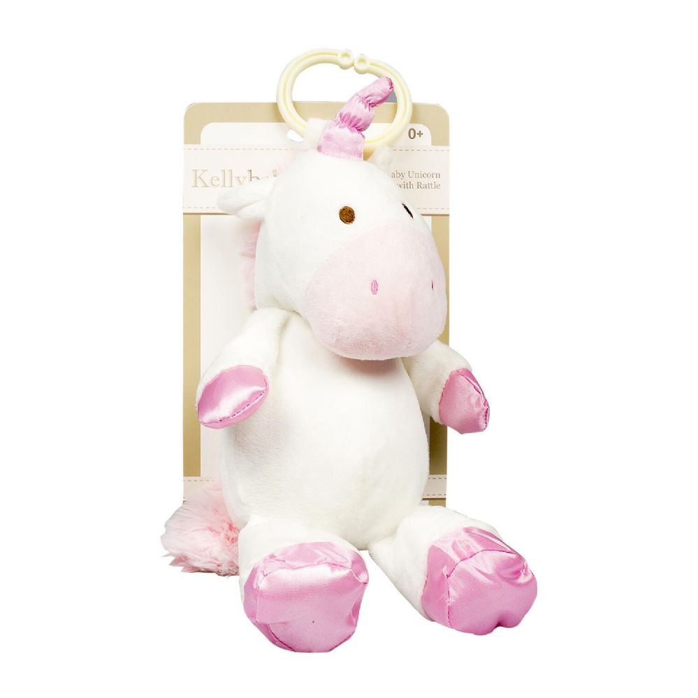 24 Wholesale Baby Toy Plush 10in Unicorn wh