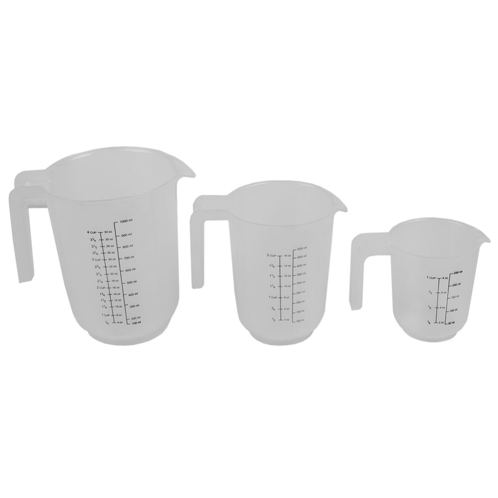 Wholesale 5-piece Measuring Cup Set - Asst RED BLUE GREEN YELLOW ORANGE