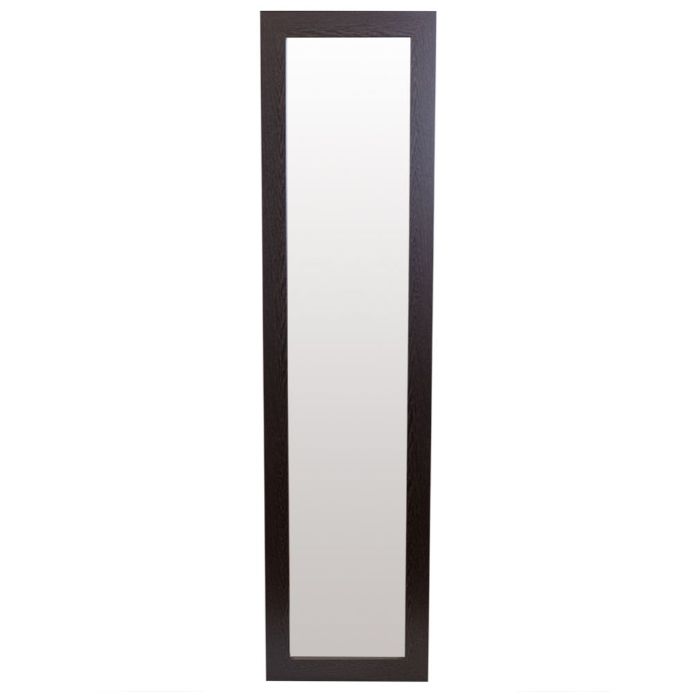 4 pieces of Home Basics Full Length Floor Mirror With Easel Back, Mahogany