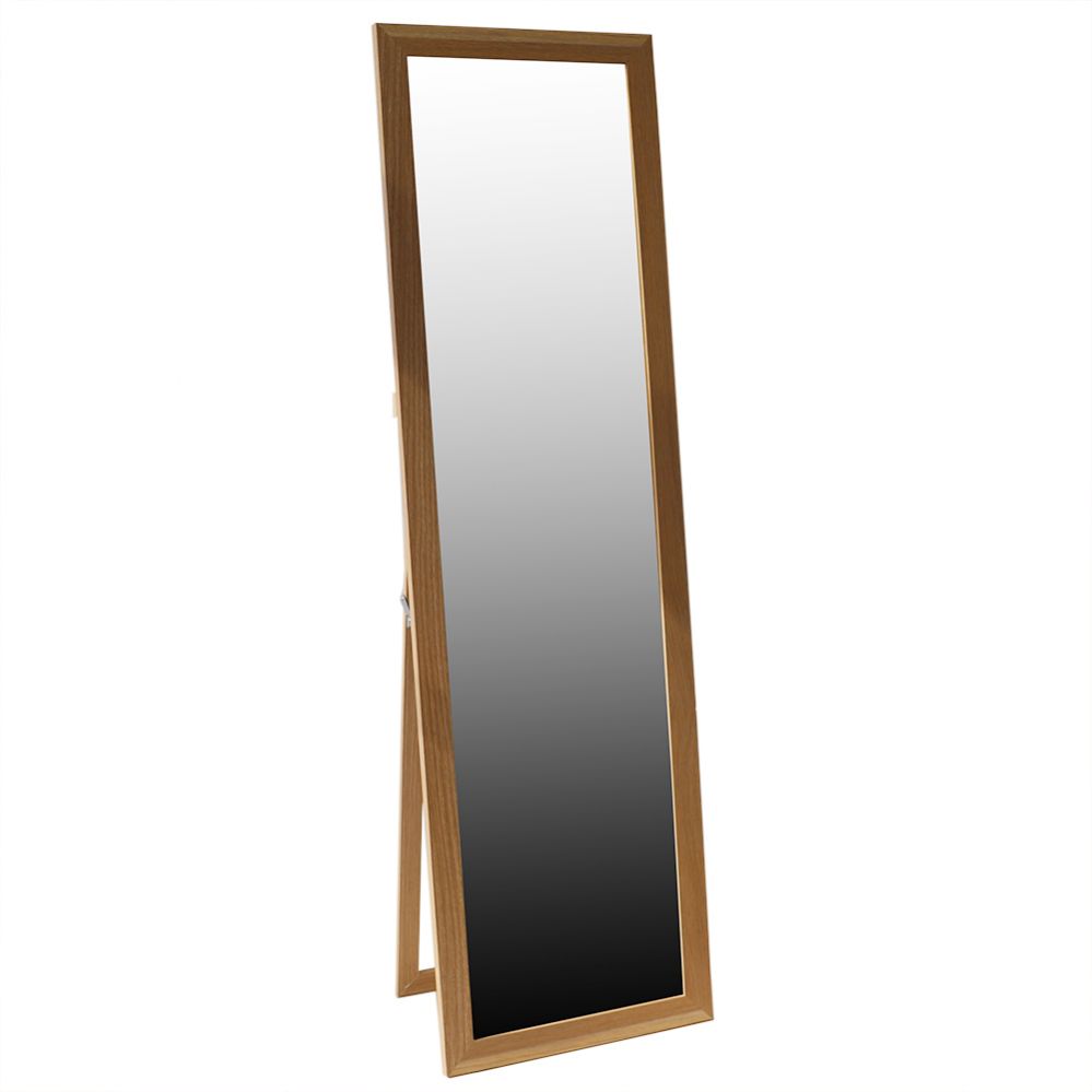 6 pieces of Home Basics Easel Back Full Length Mirror With Mdf Frame, Natural