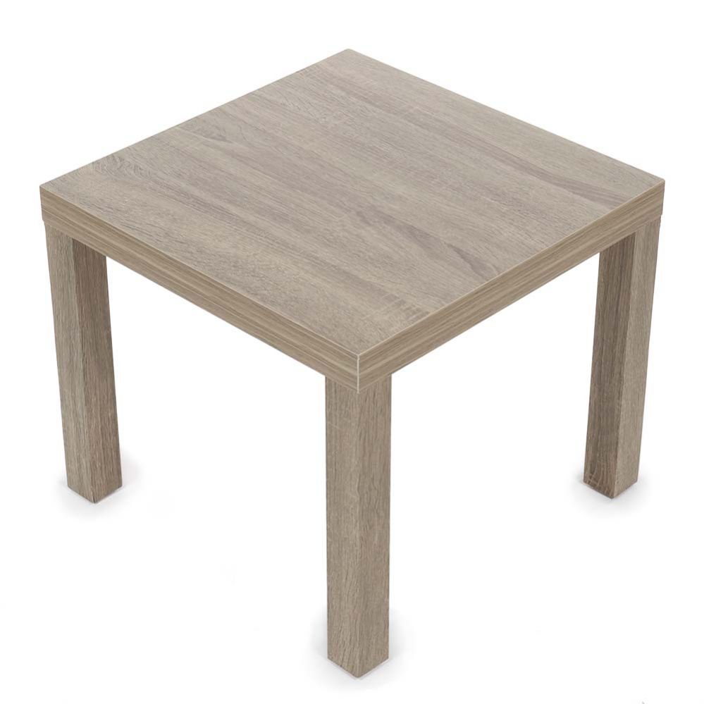6 pieces of Home Basics Square Side Table, Ash