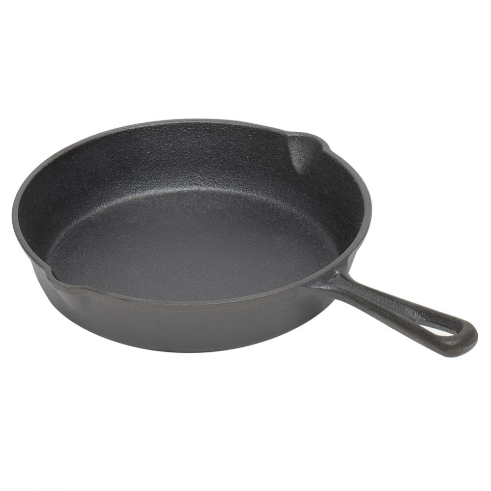 3 Wholesale Home Basics 8-Inch PrE-Seasoned Cast Iron Skillet With Pour  Spouts - at 