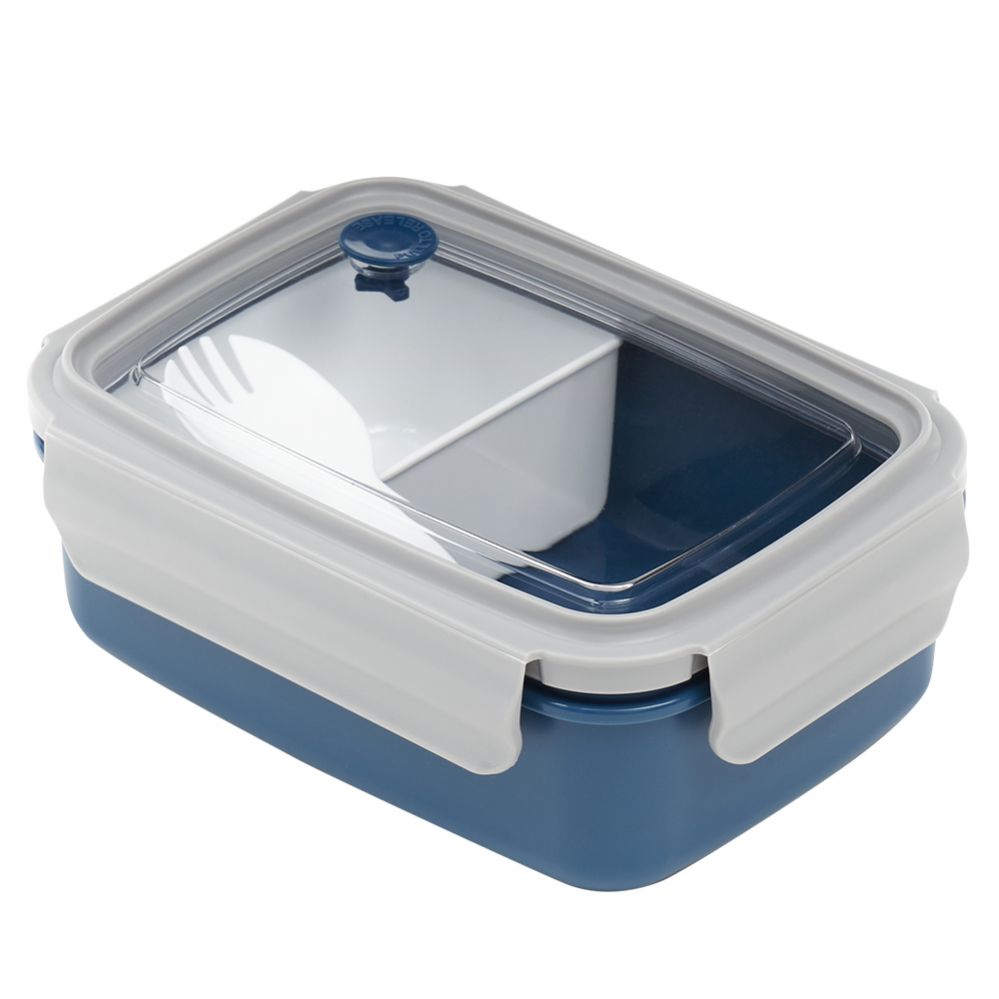 12 pieces of Home Basics Airtight Rectangle Lunch Box, (30 Oz)