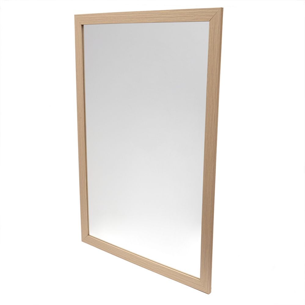 4 pieces Home Basics 24" x 36" Wall Mirror, Natural - Home Accessories