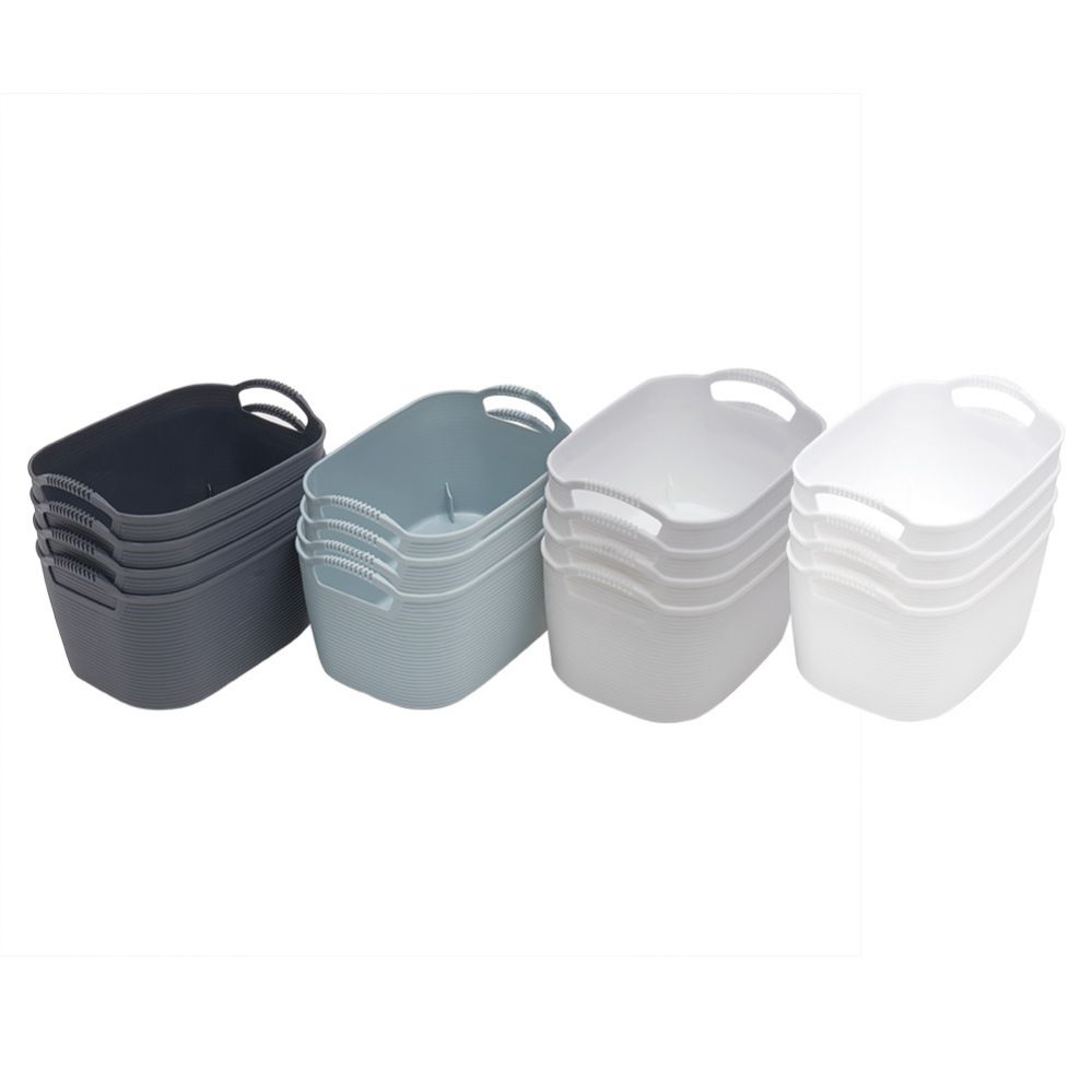 8 pieces Home Basics 4 Piece Small Flexi Baskets - Baskets - at ...