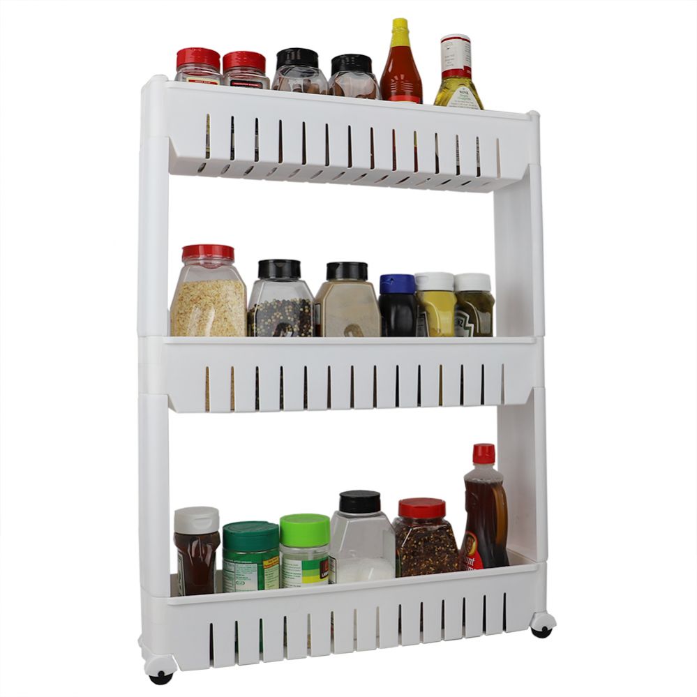 at Home 3-Tier White Shelf Organizer